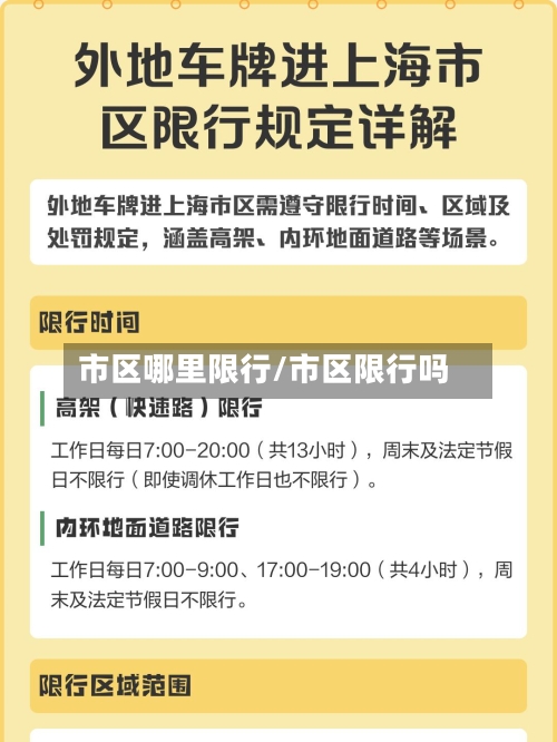 市区哪里限行/市区限行吗-第2张图片