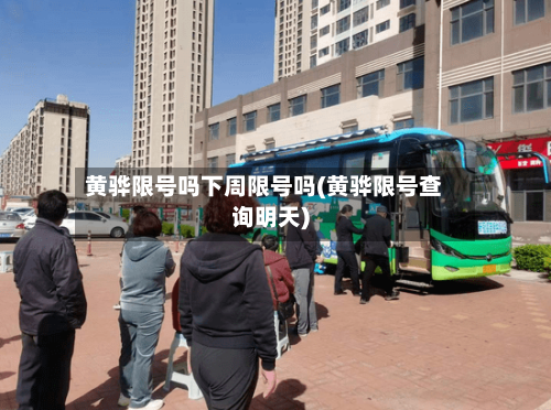 黄骅限号吗下周限号吗(黄骅限号查询明天)