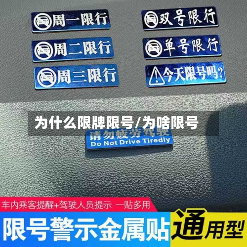 为什么限牌限号/为啥限号