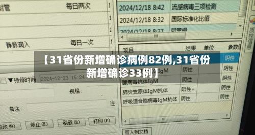 【31省份新增确诊病例82例,31省份新增确诊33例】