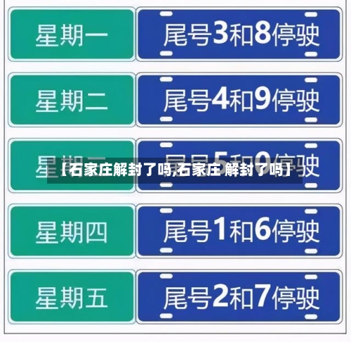 【石家庄解封了吗,石家庄 解封了吗】-第3张图片