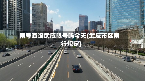 限号查询武威限号吗今天(武威市区限行规定)-第3张图片