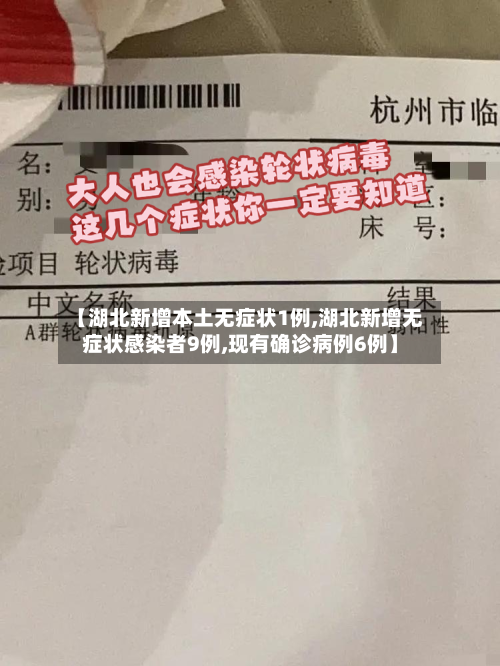 【湖北新增本土无症状1例,湖北新增无症状感染者9例,现有确诊病例6例】