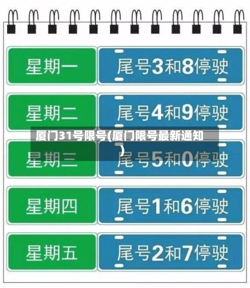 厦门31号限号(厦门限号最新通知)-第2张图片