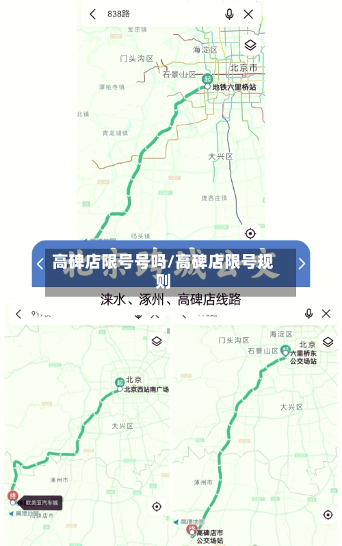 高碑店限号号吗/高碑店限号规则-第2张图片