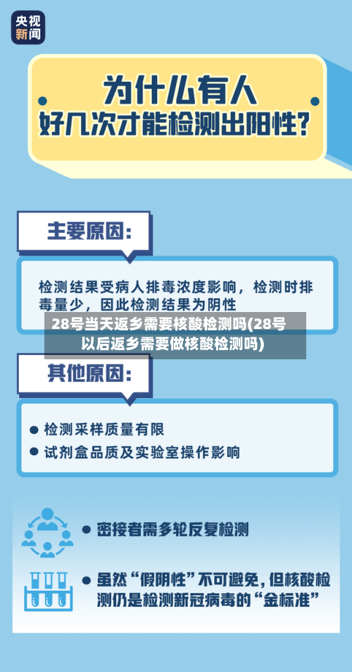 28号当天返乡需要核酸检测吗(28号以后返乡需要做核酸检测吗)-第2张图片