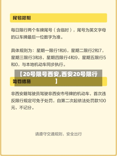 【20号限号西安,西安20号限行】-第2张图片