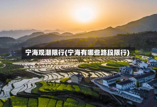 宁海观潮限行(宁海有哪些路段限行)