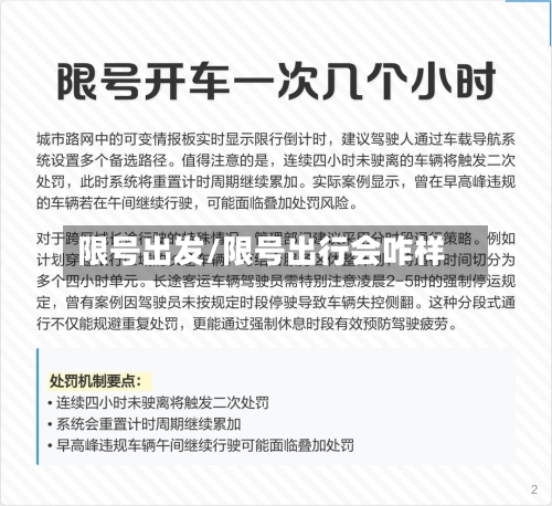 限号出发/限号出行会咋样-第3张图片