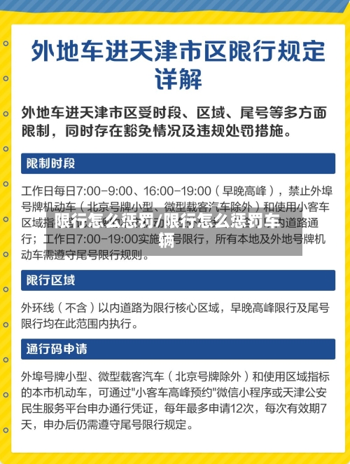 限行怎么惩罚/限行怎么惩罚车辆-第3张图片