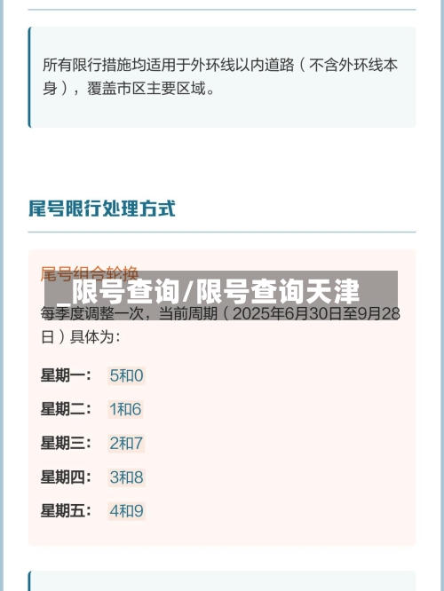 _限号查询/限号查询天津-第2张图片