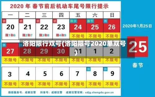 洛阳限行双号(洛阳限号2020单双号)-第3张图片