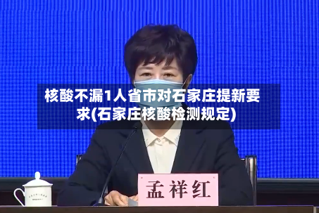 核酸不漏1人省市对石家庄提新要求(石家庄核酸检测规定)-第3张图片