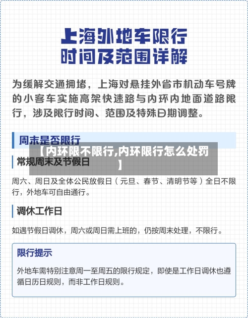 【内环限不限行,内环限行怎么处罚】-第3张图片