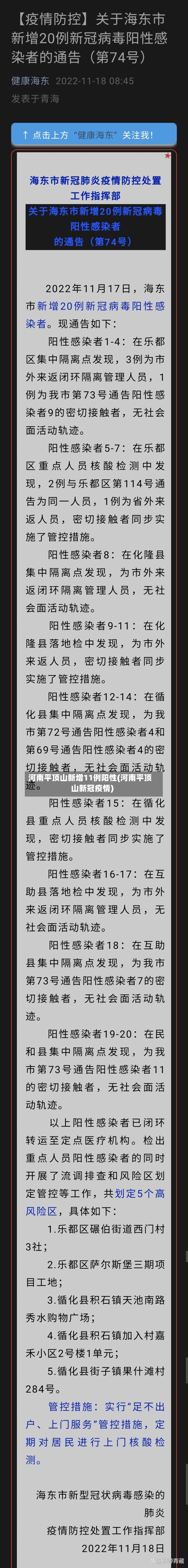 河南平顶山新增11例阳性(河南平顶山新冠疫情)-第2张图片