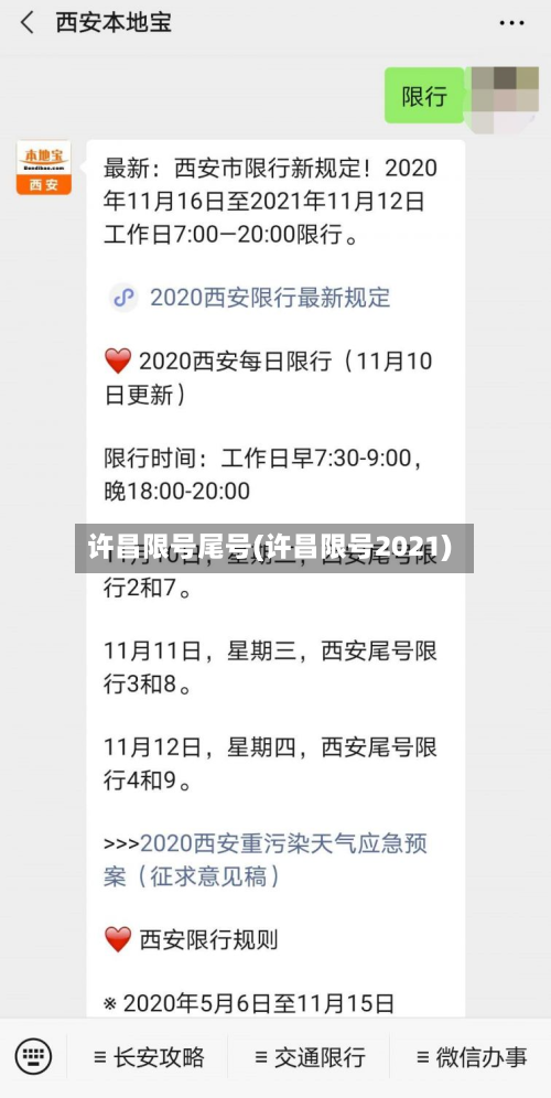 许昌限号尾号(许昌限号2021)-第2张图片