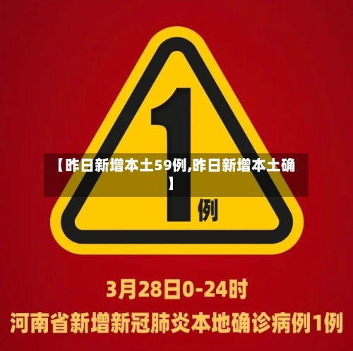 【昨日新增本土59例,昨日新增本土确】-第2张图片