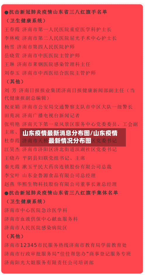 山东疫情最新消息分布图/山东疫情最新情况分布图