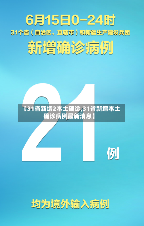【31省新增2本土确诊,31省新增本土确诊病例最新消息】