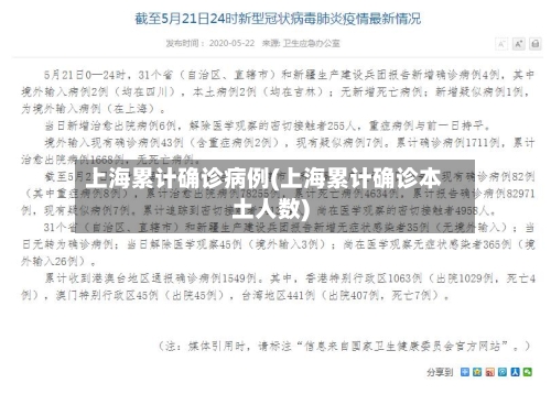 上海累计确诊病例(上海累计确诊本土人数)-第3张图片