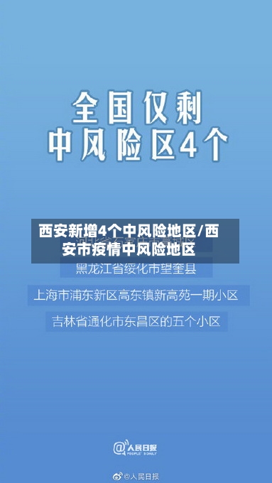 西安新增4个中风险地区/西安市疫情中风险地区-第2张图片
