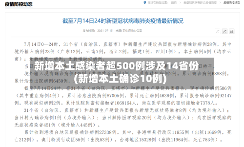 新增本土感染者超500例涉及14省份(新增本土确诊10例)-第3张图片