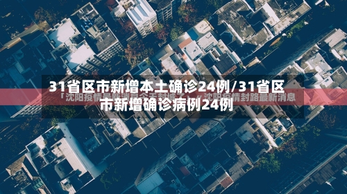 31省区市新增本土确诊24例/31省区市新增确诊病例24例