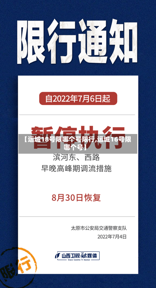 【运城18号限哪个号限行,运城16号限哪个号】-第2张图片