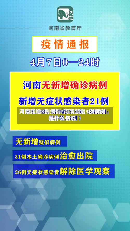 河南新增3例病例/河南新增3例病例是什么情况-第2张图片
