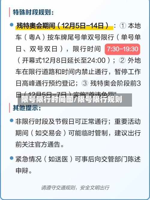 限号限行时间图/限号限行规则-第2张图片