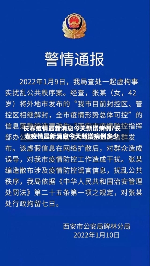 长春疫情最新消息今天新增病例/长春疫情最新消息今天新增病例多少