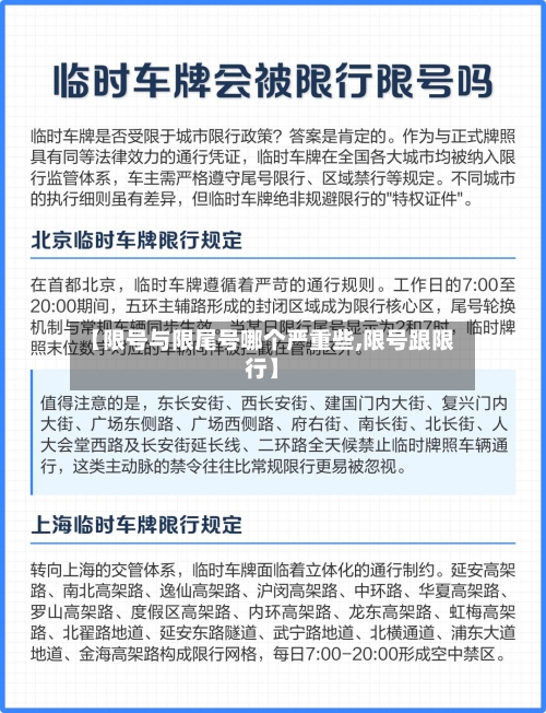 【限号与限尾号哪个严重些,限号跟限行】-第2张图片