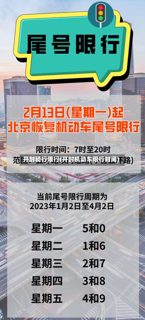 开封骑行限行(开封机动车限行时间)