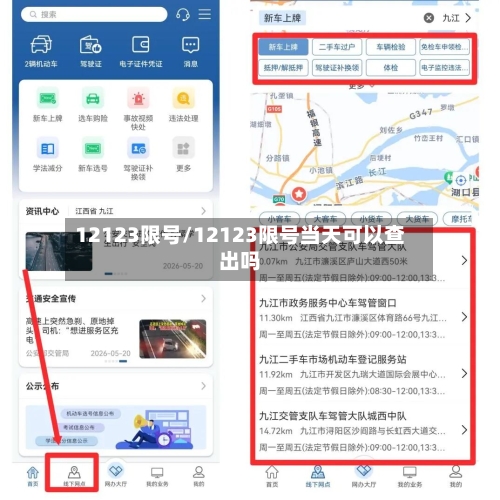 12123限号/12123限号当天可以查出吗-第3张图片