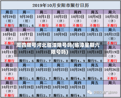 周四限号河北临漳限号吗(临漳星期六限号吗)-第2张图片