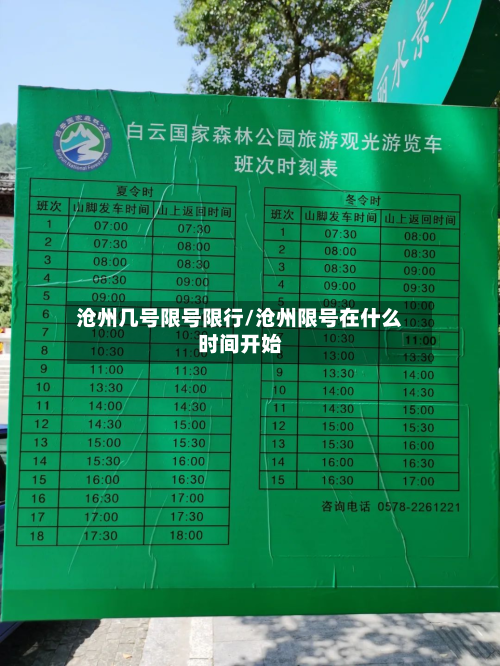 沧州几号限号限行/沧州限号在什么时间开始-第2张图片