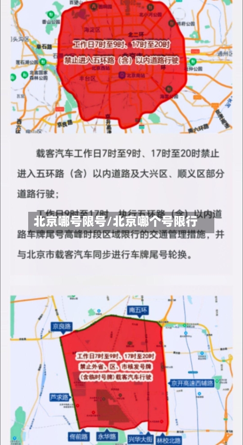 北京哪号限号/北京哪个号限行