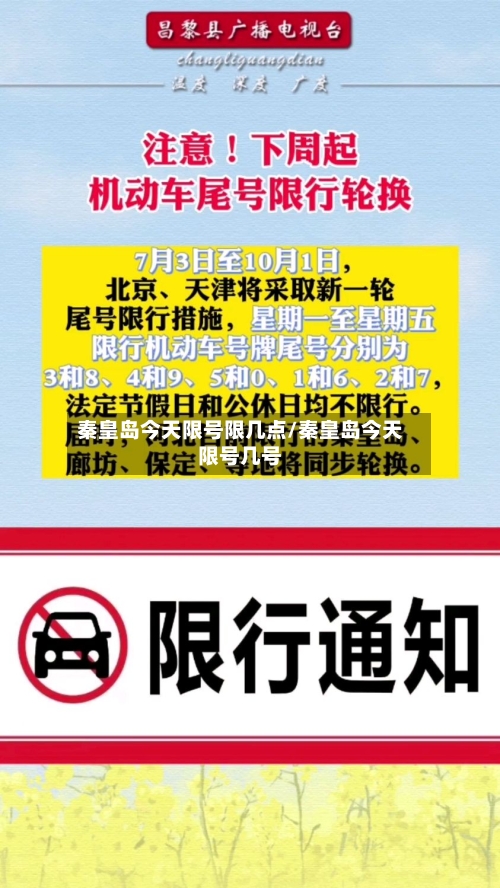 秦皇岛今天限号限几点/秦皇岛今天限号几号