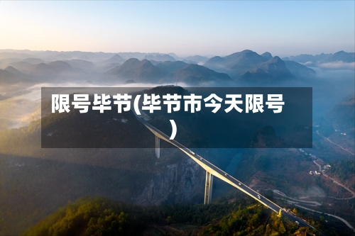 限号毕节(毕节市今天限号)-第3张图片