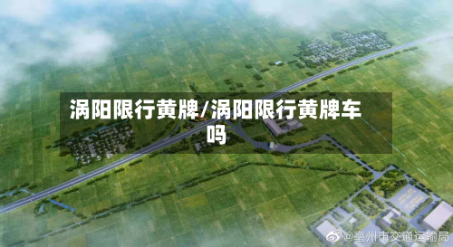 涡阳限行黄牌/涡阳限行黄牌车吗-第2张图片