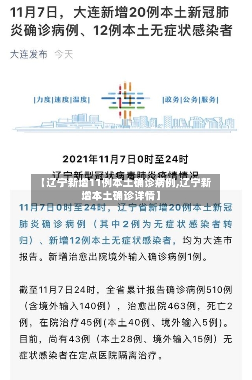 【辽宁新增11例本土确诊病例,辽宁新增本土确诊详情】