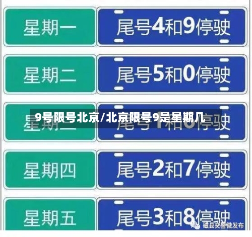 9号限号北京/北京限号9是星期几-第3张图片