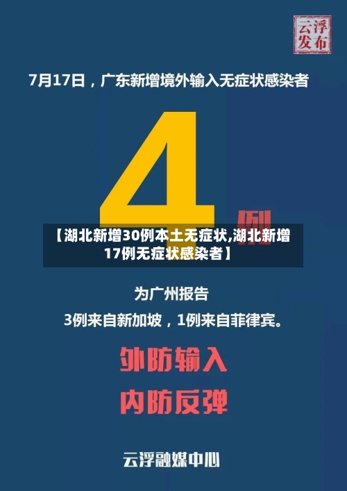【湖北新增30例本土无症状,湖北新增17例无症状感染者】-第2张图片