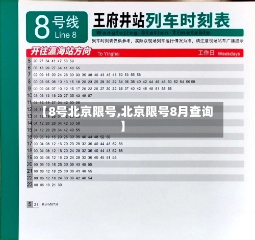 【8号北京限号,北京限号8月查询】-第3张图片