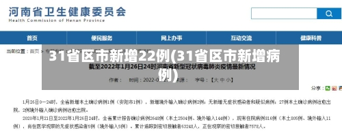 31省区市新增22例(31省区市新增病例)