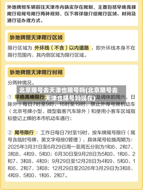 北京限号去天津也限号吗(北京限号去天津也限号吗现在)
