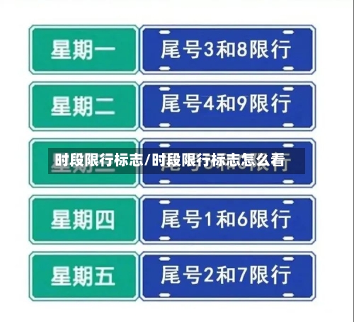 时段限行标志/时段限行标志怎么看-第2张图片