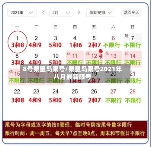 8号秦皇岛限号/秦皇岛限号2021年八月最新限号-第2张图片