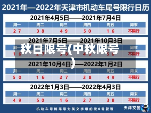 秋日限号(中秋限号)-第2张图片
