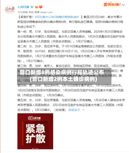营口新增8例感染病例行程轨迹公布(营口新增2例本土确诊病例)-第2张图片